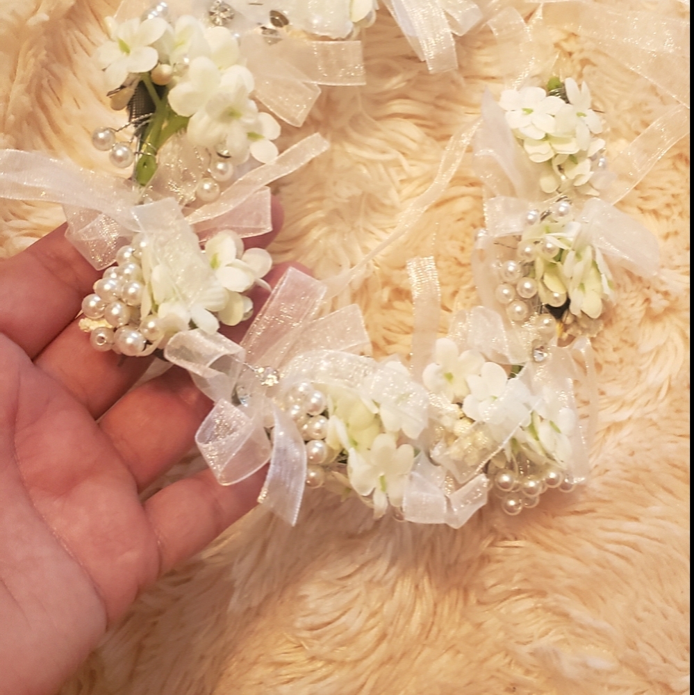 Flower beaded head band